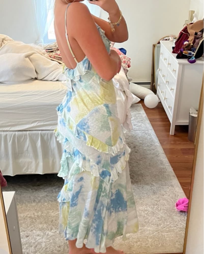 Maxi ruffle Dress - Image 2