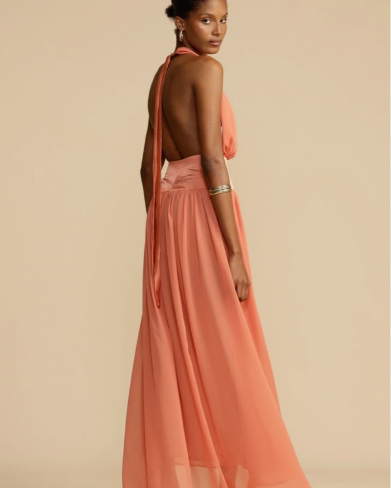 Arcina ori Halter Maxi Dress - Image 4