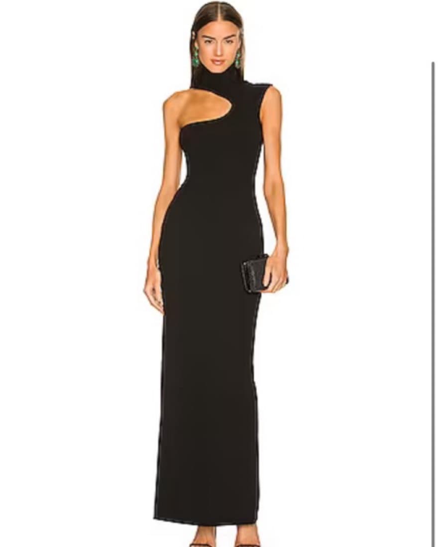 SOLACE London Yara Maxi Dress In Black - Image 2