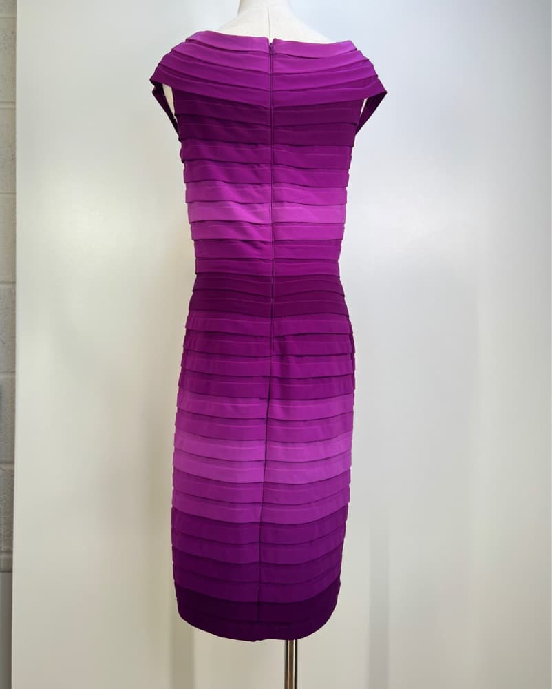Tadashi Shoji Purple Ombre Mini Sheath - Image 6