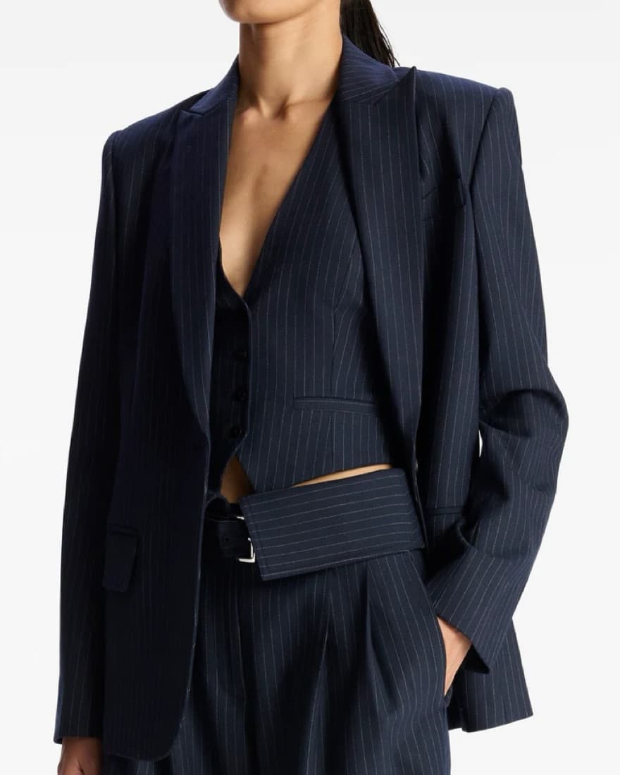 ALC Vest Pinstripe Top - Image 2