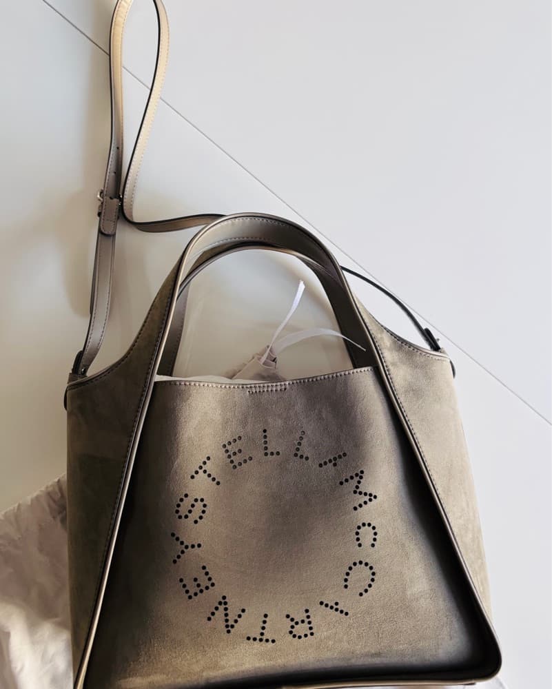 Stylish Stella McCartney Faux Suede Tote Bag - Image 5