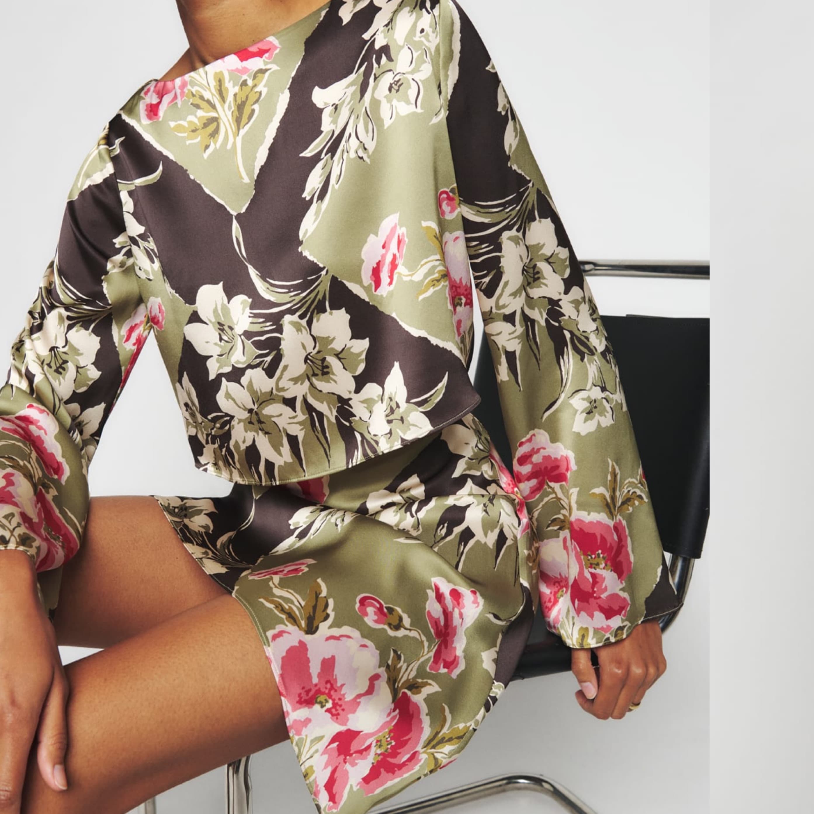 Reformation Silk Two Piece - Image 4