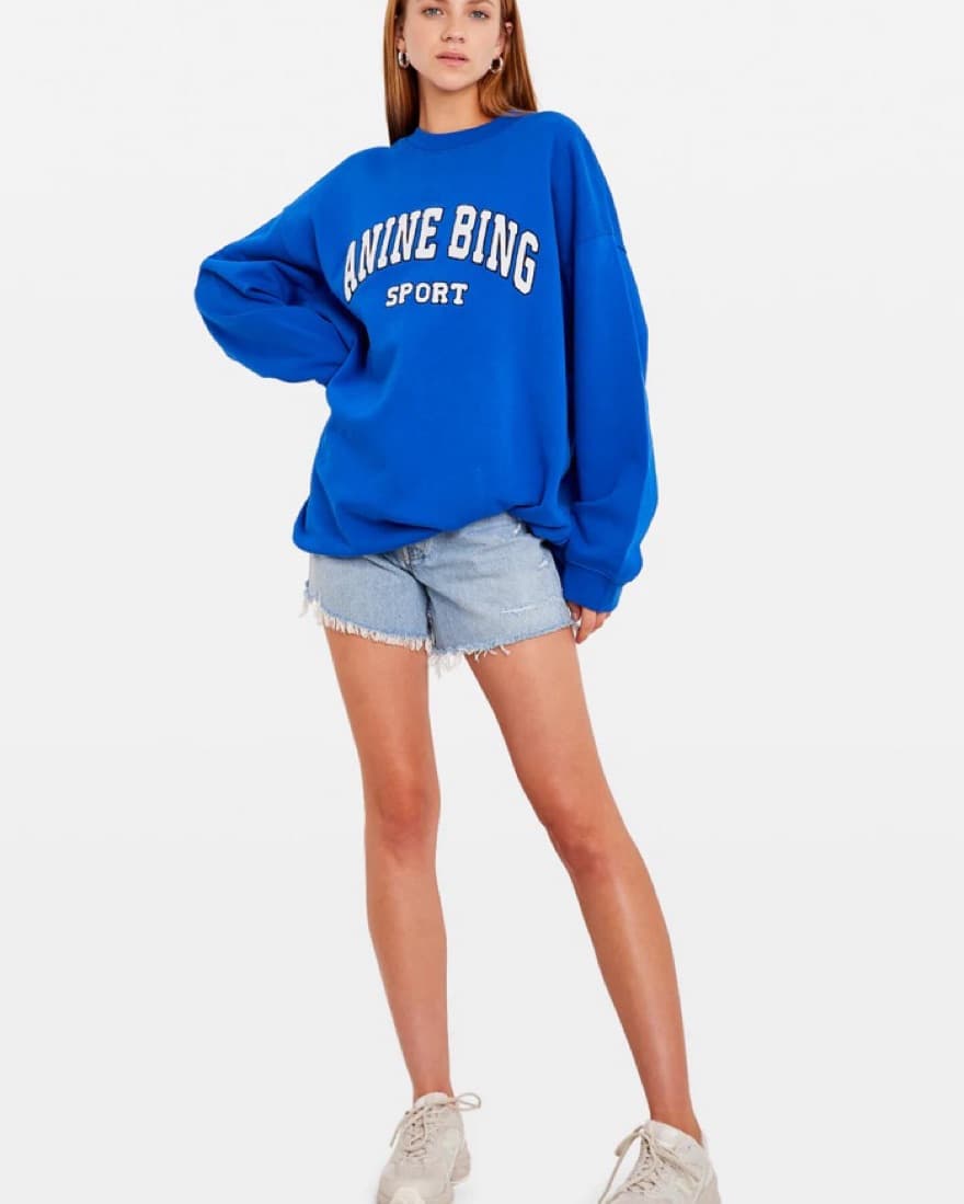 Tyler Swetshirt In Electric Blue - Image 2