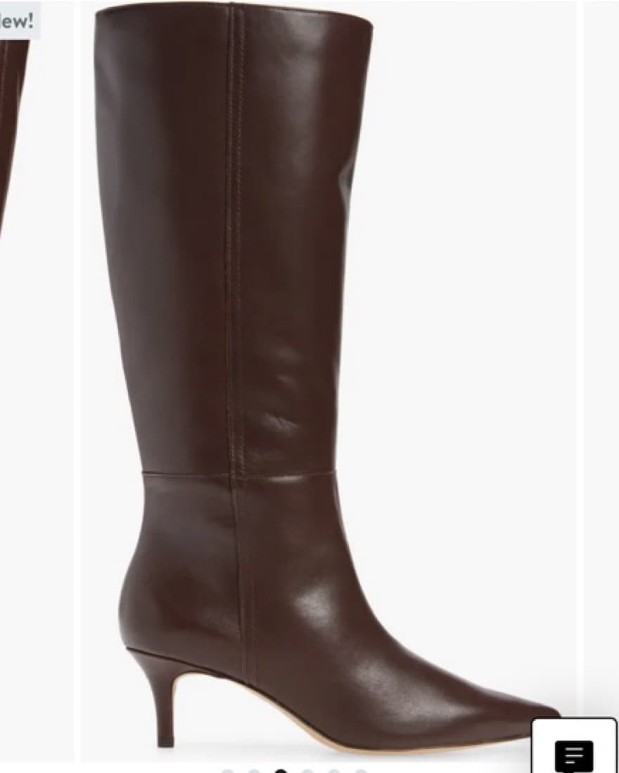 Coffee Brown Knee High Boots - Image 3