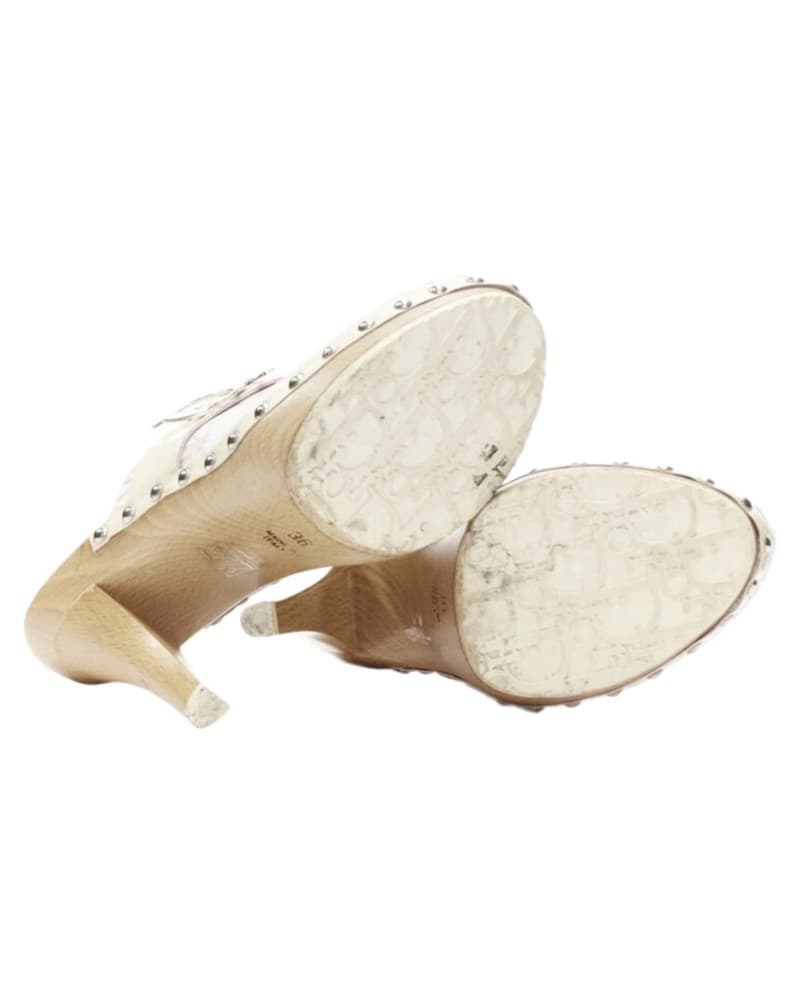 Vintage Dior Platform Mules - Image 5
