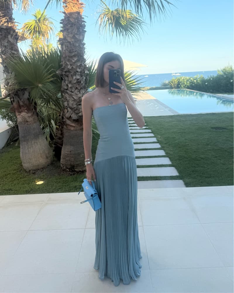 Alexis Sunniva Blue Dress - Image 6