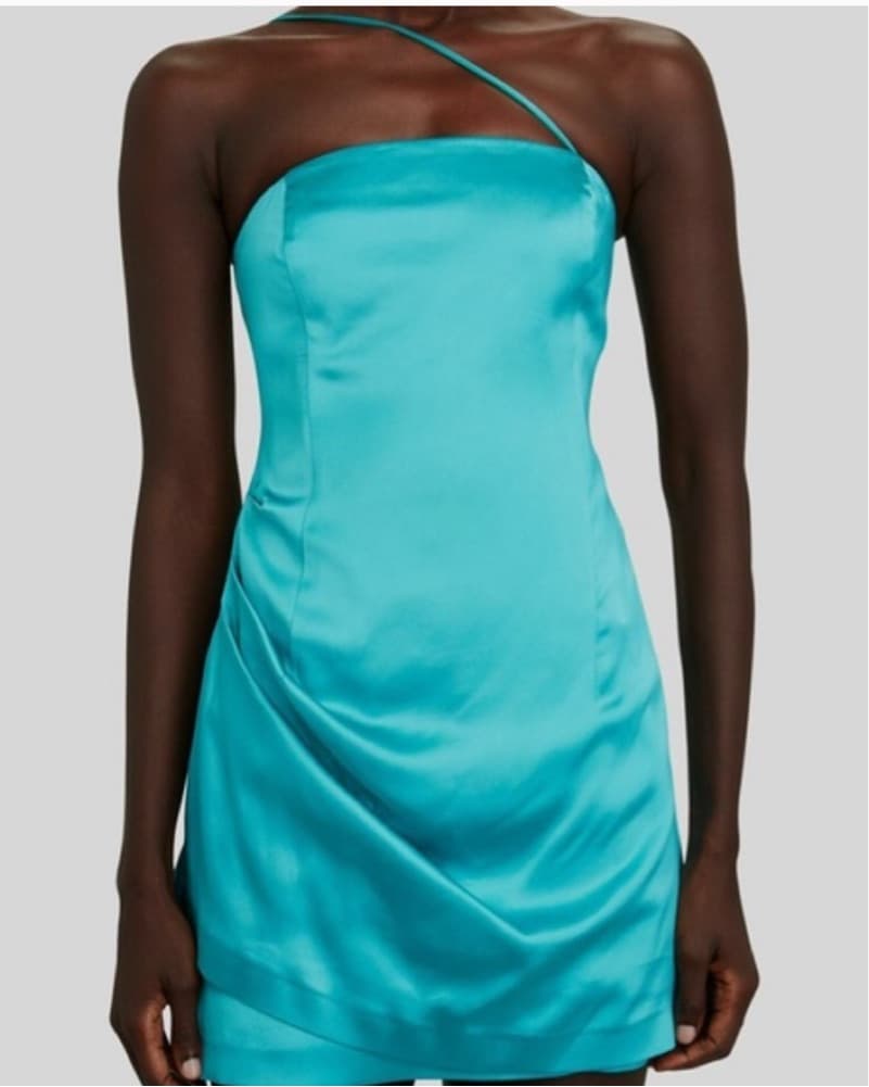 Gauge 81 Blue Mini Dress - Image 3