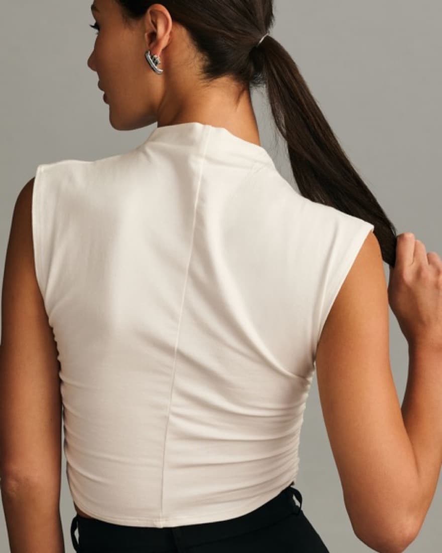 Reformation Lindy Knit Top - White  - Image 3