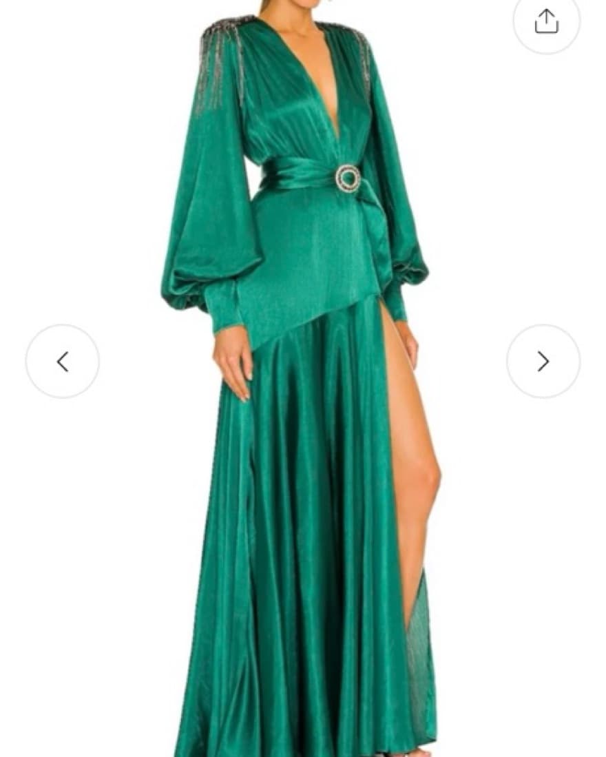 Emerald Green Maxi Gown Bronx And Blanco - Image 2