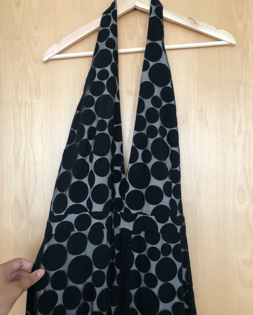 Cushnie et Ochs Polkadot Halter Jumpsuit - Image 2