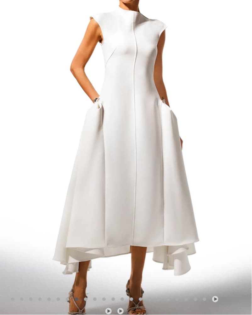 Paca Choker Sleeveless Maxi Dress - Image 2