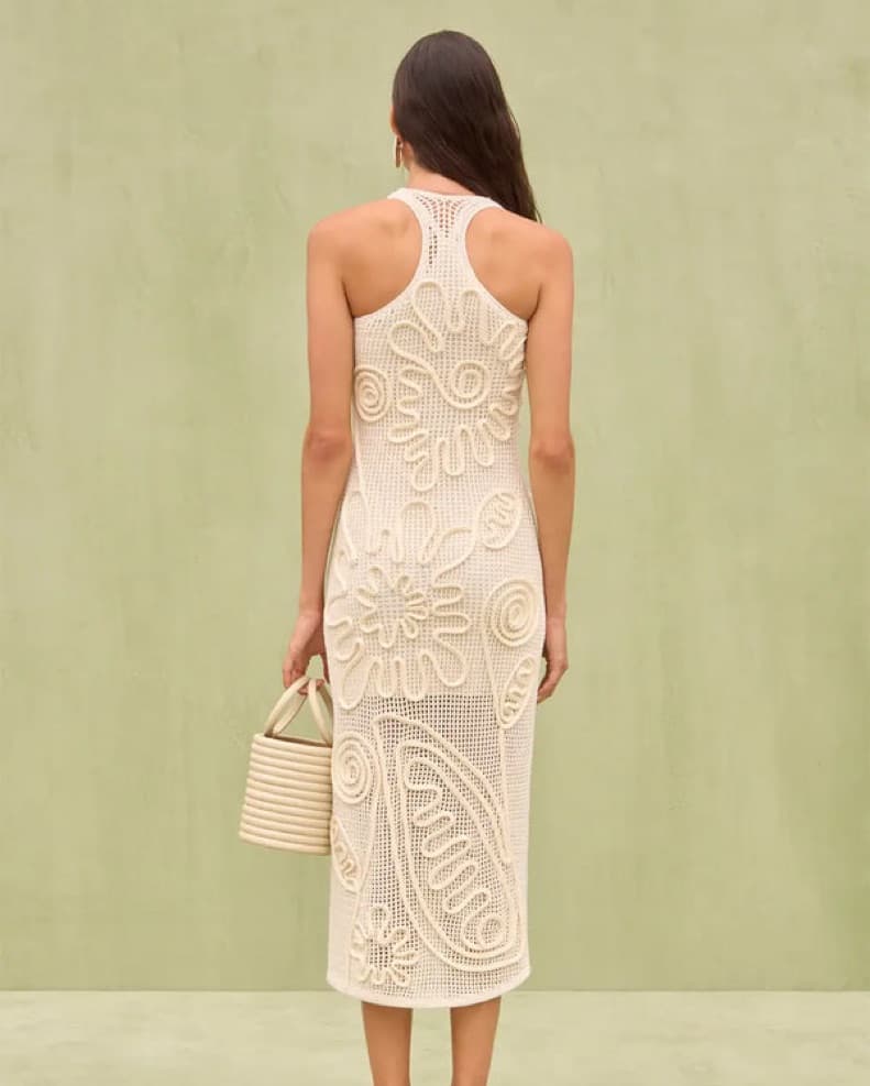 Cult Gaia Nessa Off White Knit  - Image 5