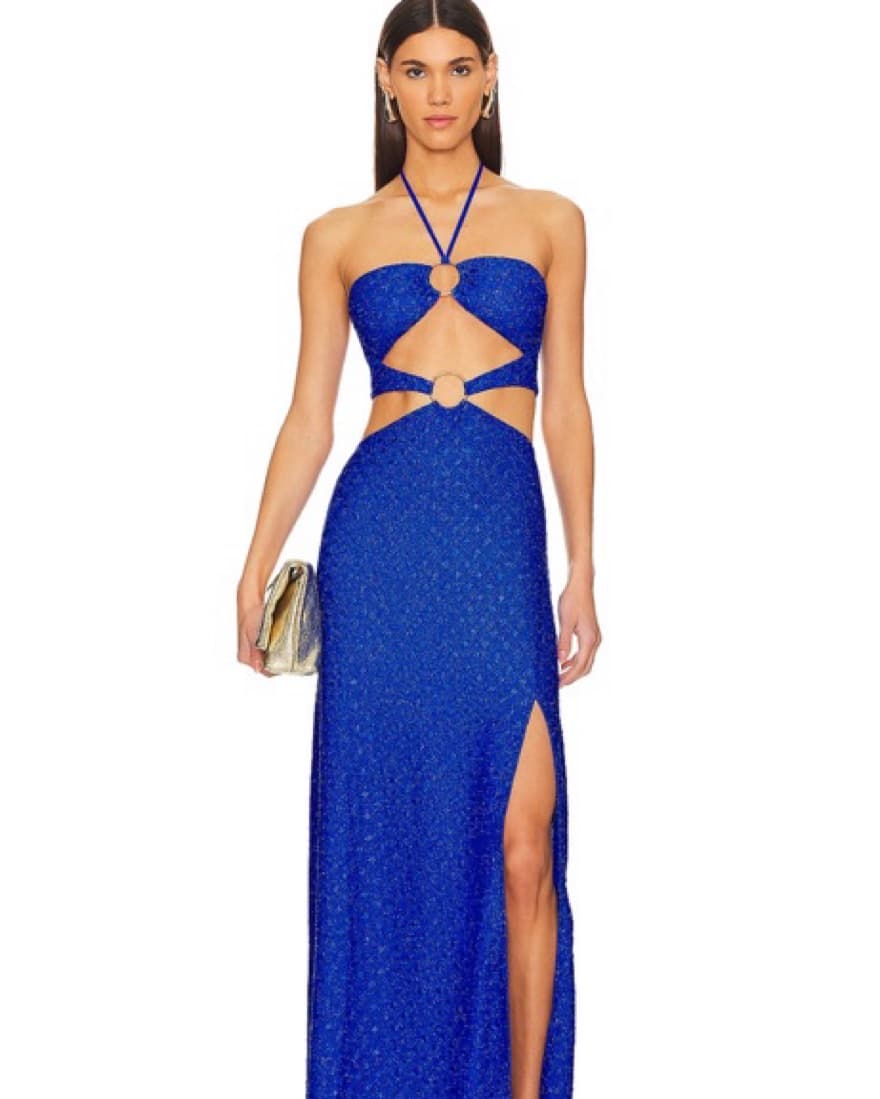 Luli Farma Blue Dress - Image 1