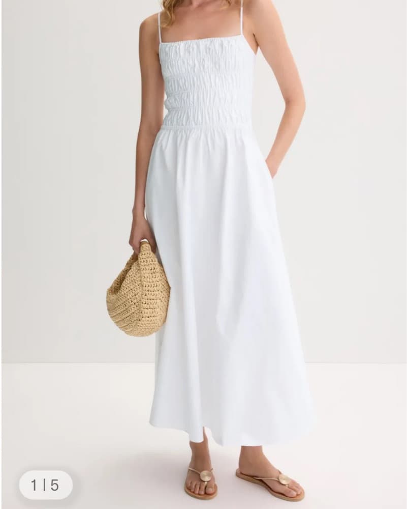 The Delta Dress Marshmallow - Image 1