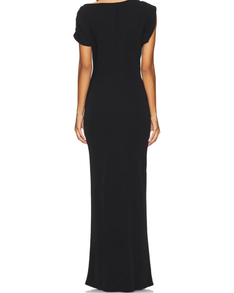 Elegant Black Maxi Dress - Image 2