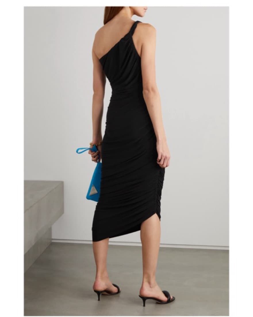 Norma Kamali Diana Dress- Black  - Image 3