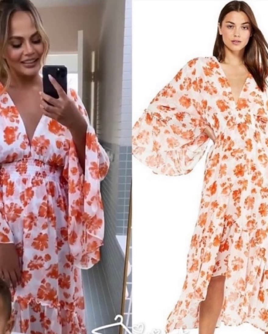 MISA Los Angeles Floral Dress  - Image 1