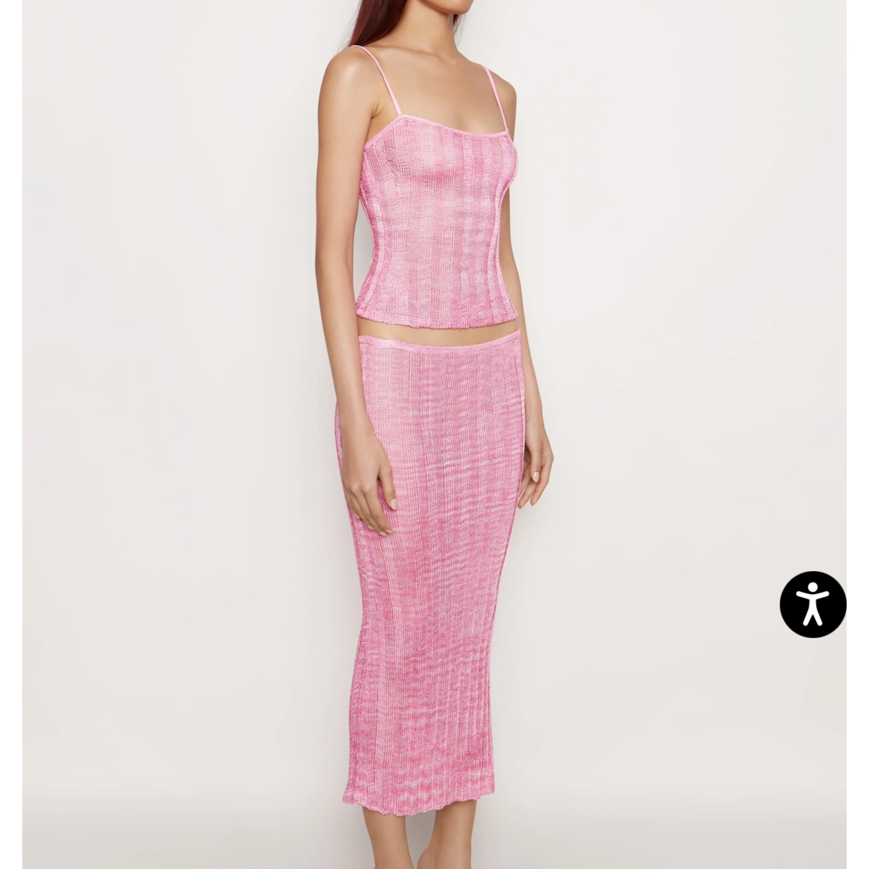 Danielle Guizio Slinky Rib Knit Set - Image 3