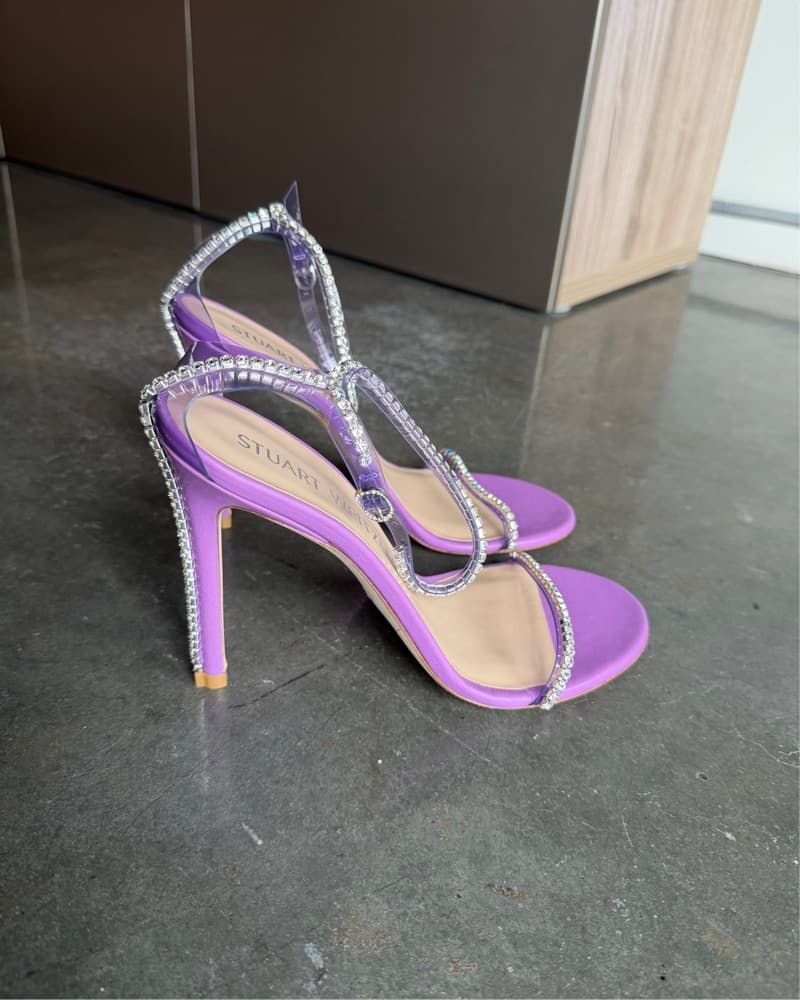 Nudistglam Rhinestone heeled sandals - Image 2