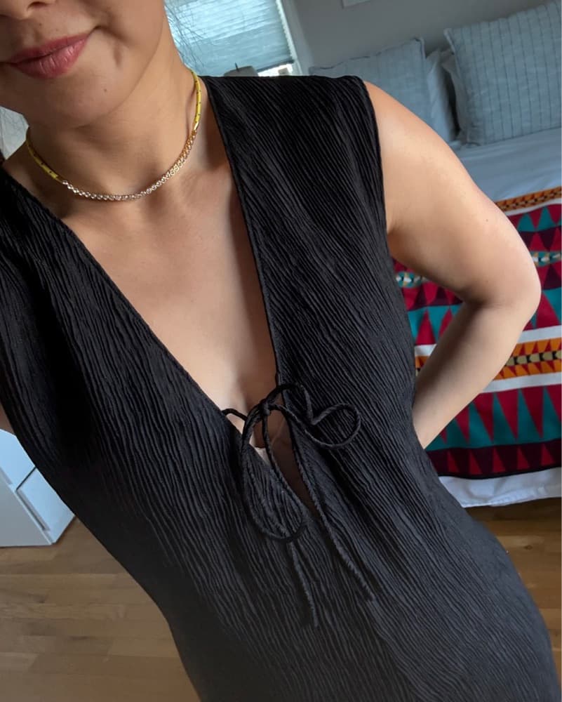 Anine Bing V-Neck Maxi Dress - Image 1