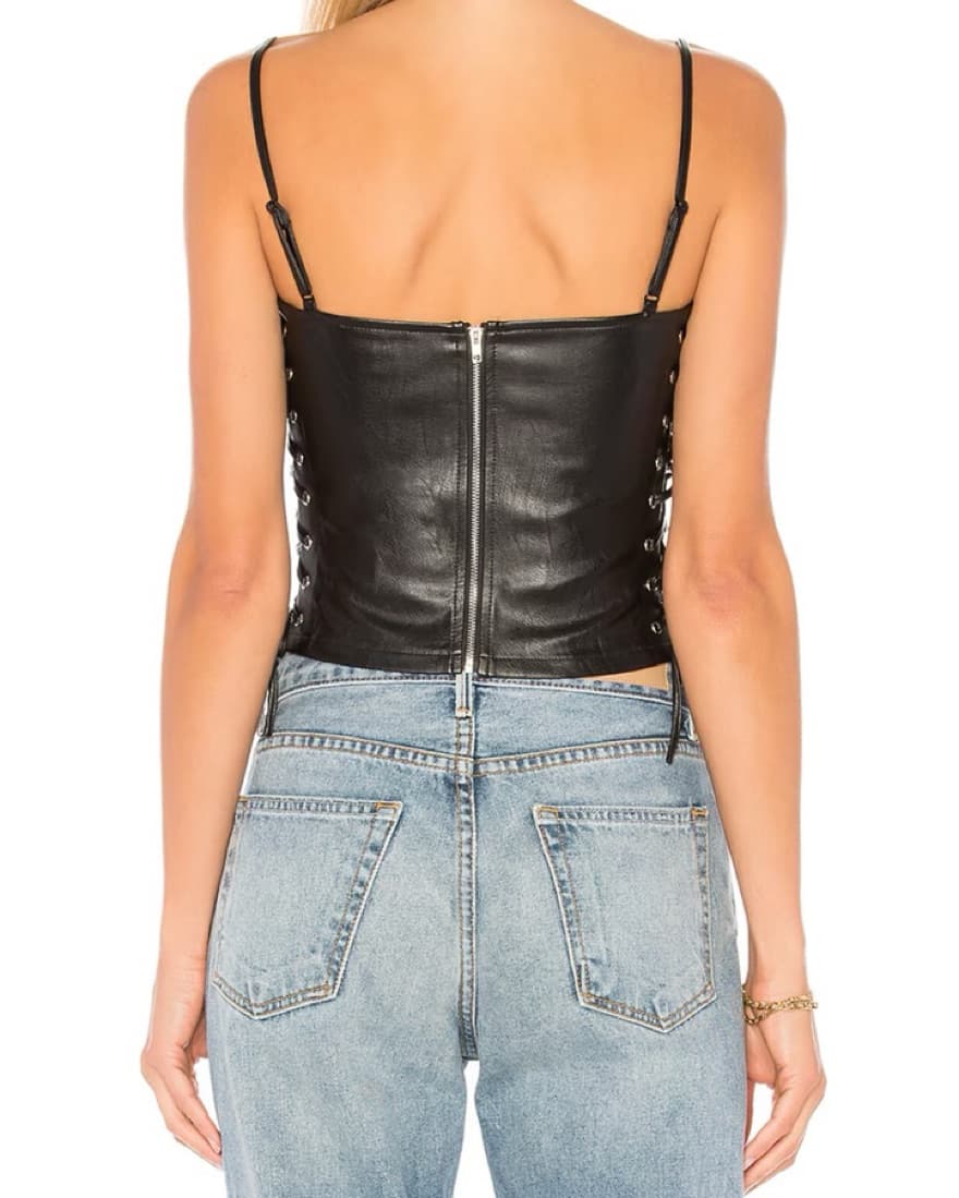 Leather Cami Top - Image 4