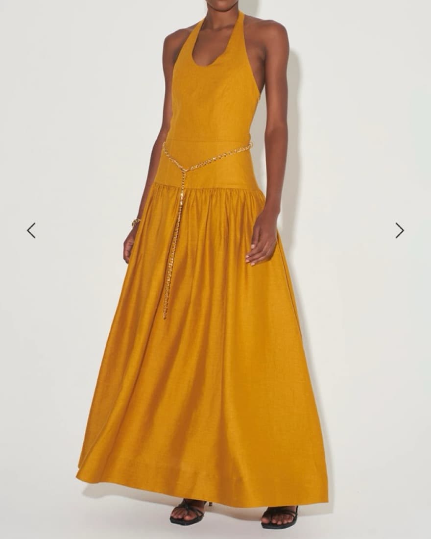 Hansen&Gretel Marigold Linen Gown - Image 1