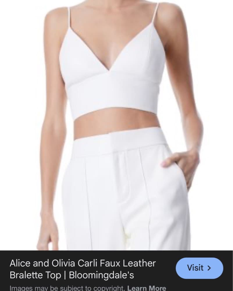 Alice And Olivia Bralette Top - Image 1