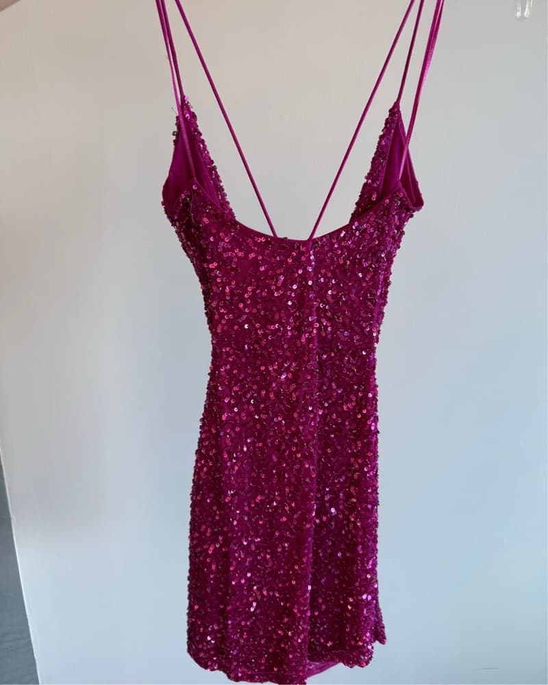 Retrofete Sequin Mini Dress - Image 2