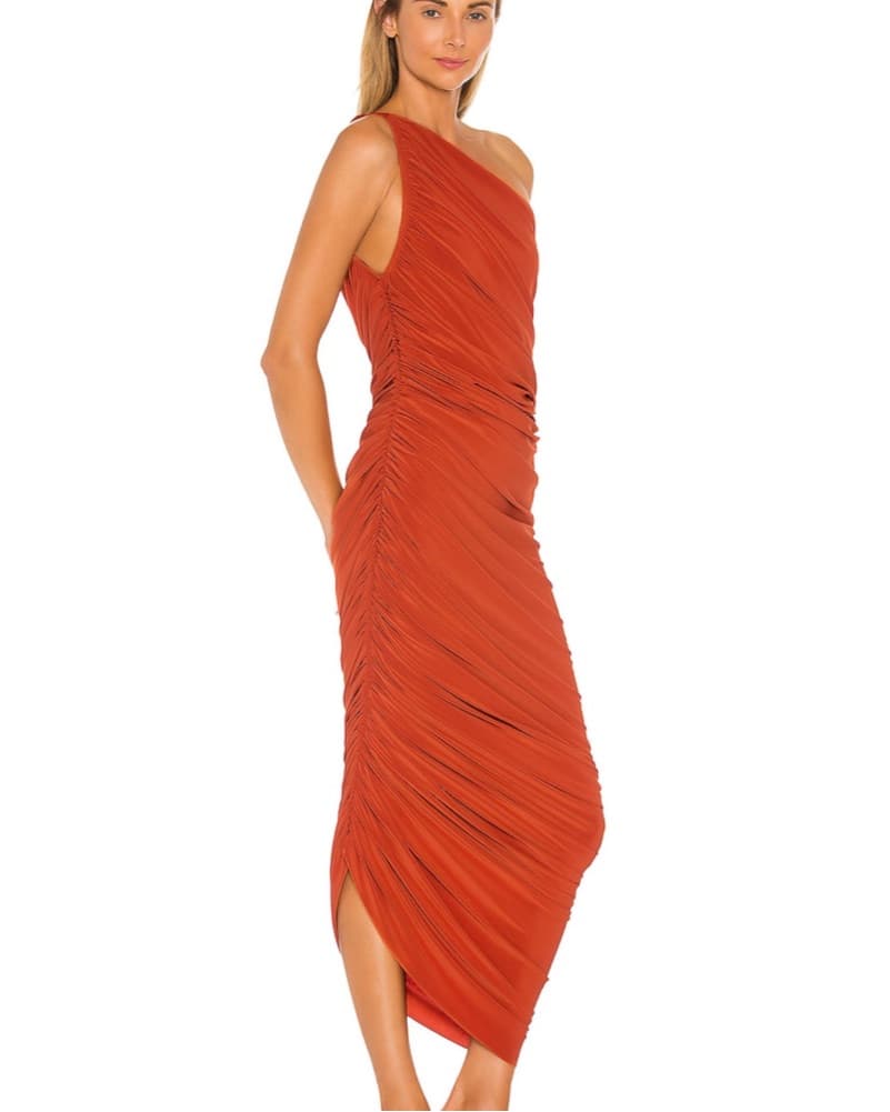 Norma Kamali Diana Gown In Cinnamon - Image 2
