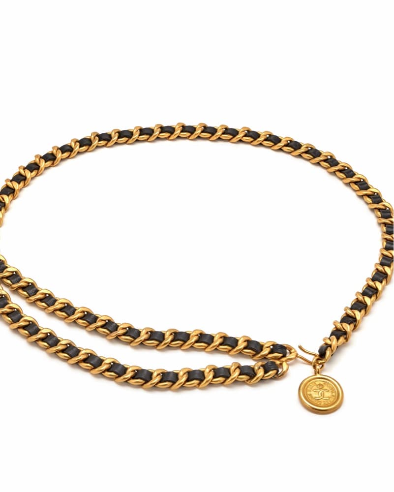 Chanel Vintage 1994 Gold Chain Belt - Image 3