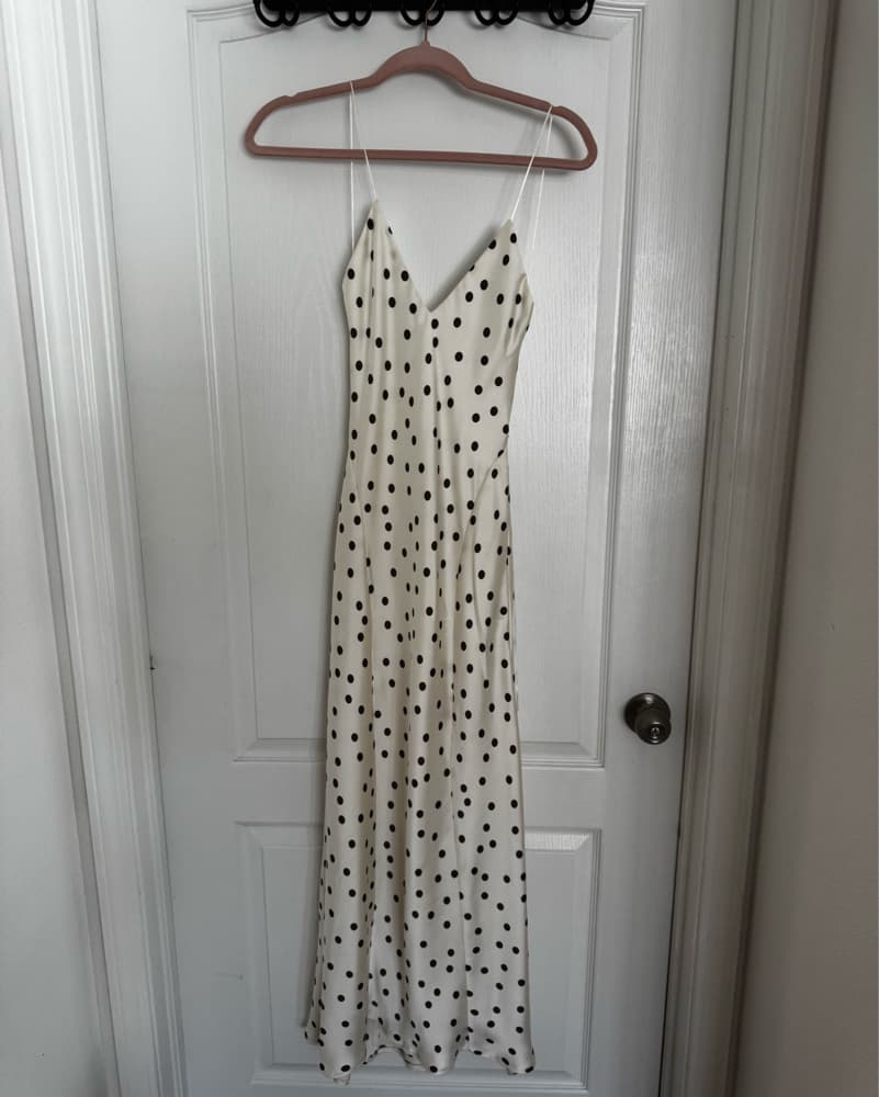 Zara Polka Dot Midi Dress - Image 2