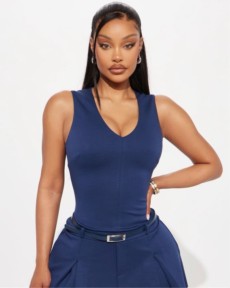 Blue Mini Dress (Comes With Belt) - Image 1