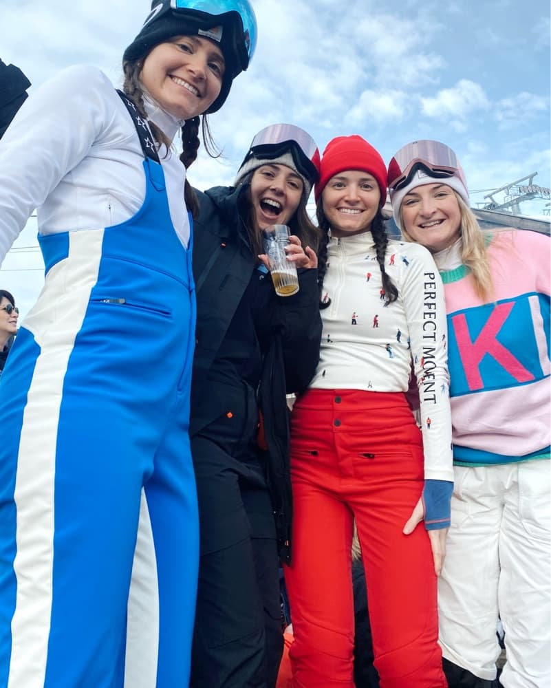 Perfect Moment Red High Waist Ski Pants  - Image 3