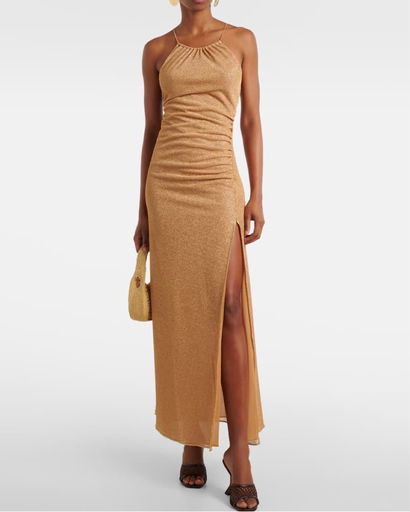 Oséree Glitter Maxi Dress - Image 1