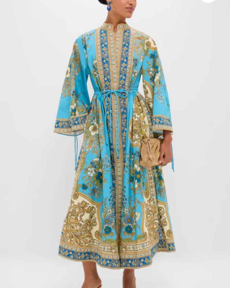 Alemais Blue Cassie Pool Midi Dress - Image 1