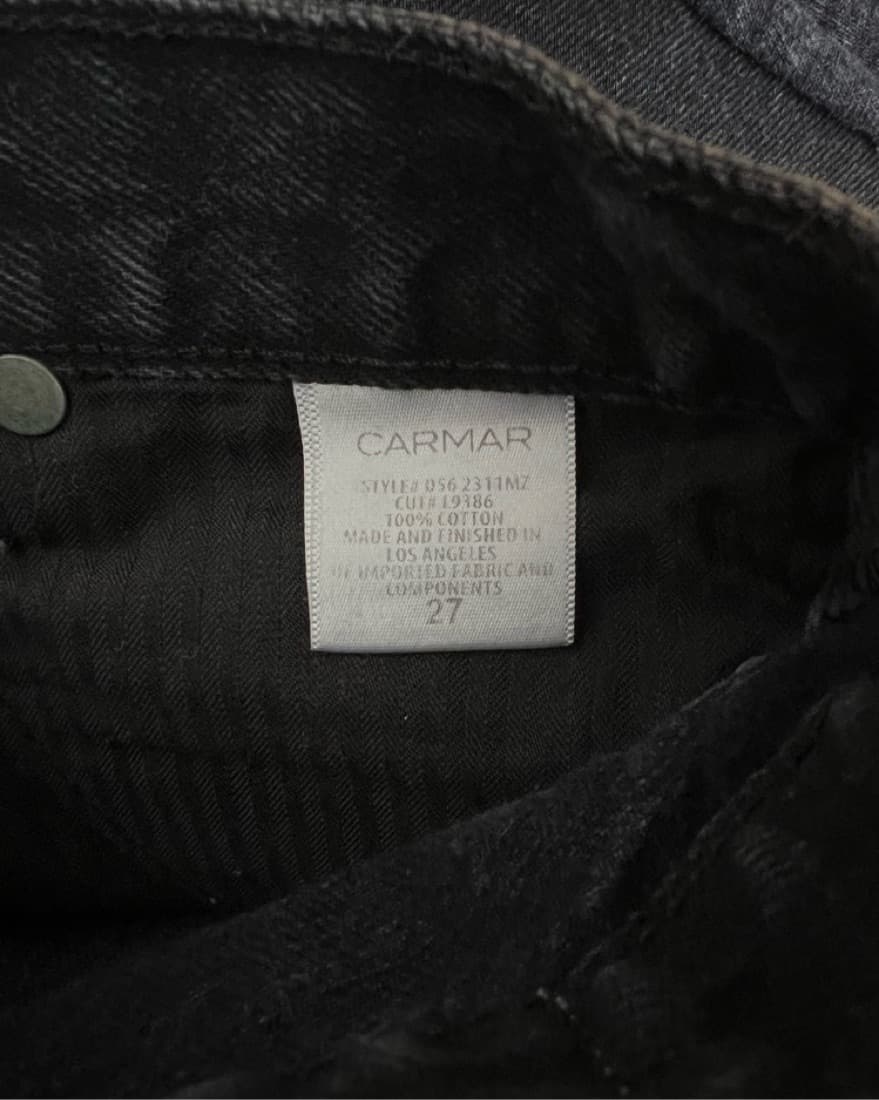 Carmar Black Denim Mini Skirt - Image 3