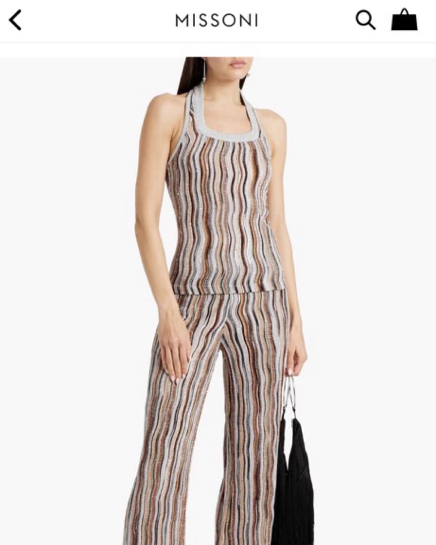 Missoni Sequin Embellished knit Top - Image 1