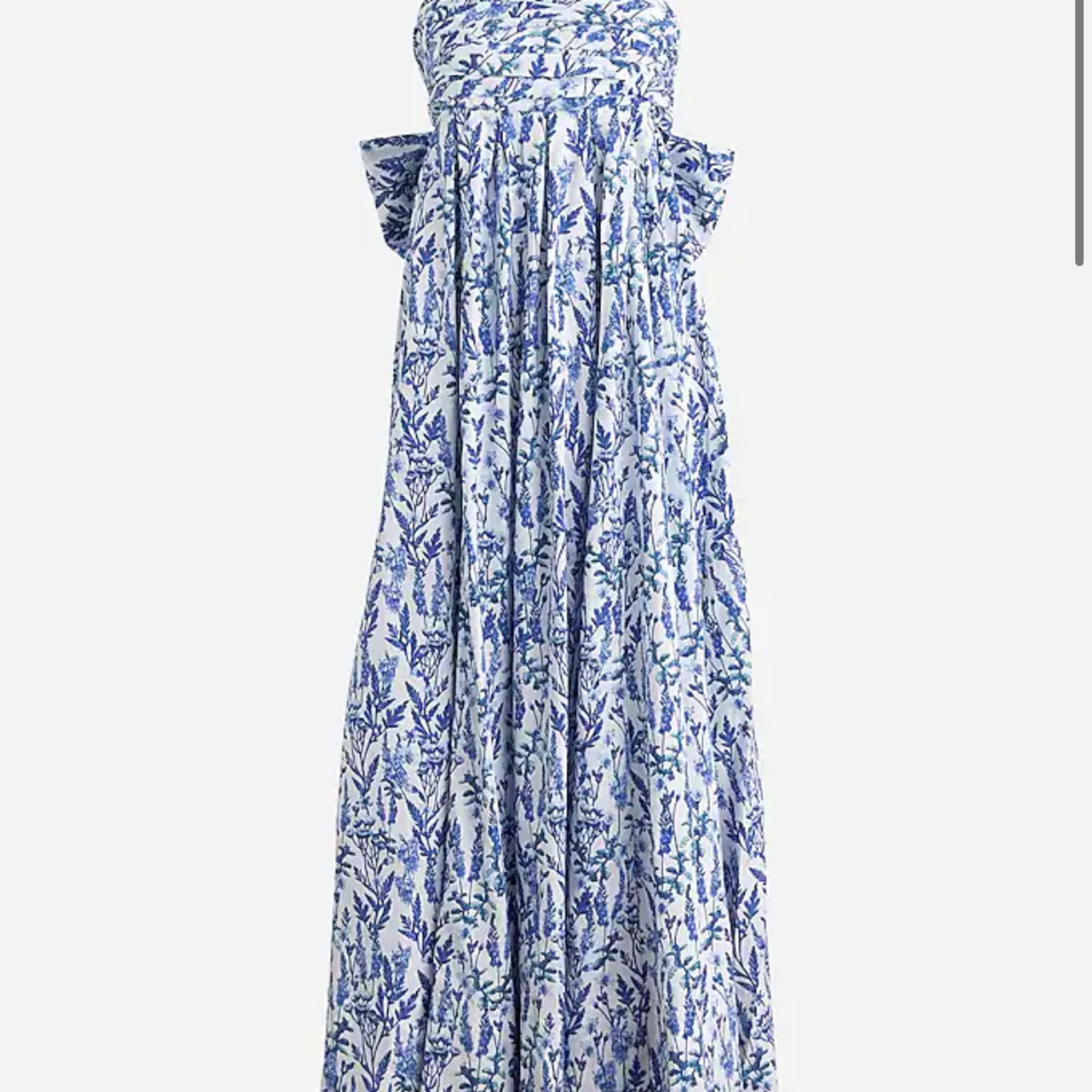 J Crew Collection Bow-Back Maxi Dress - Image 3
