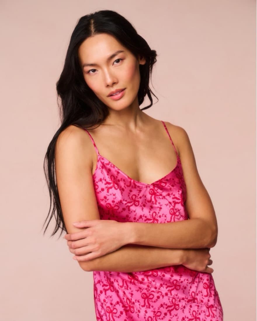 Loveshackfancy Silk Bow Dress - Image 5