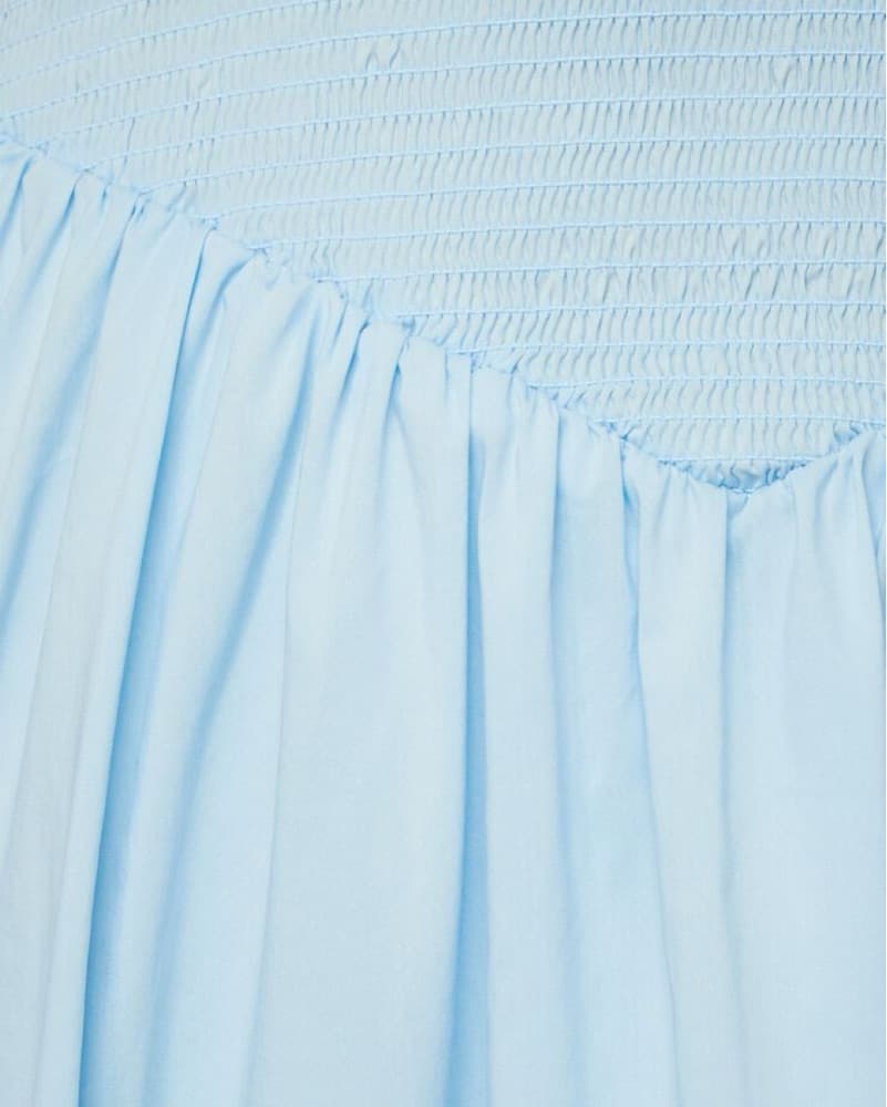 Smocked Poplin Maxi Dress - Image 4