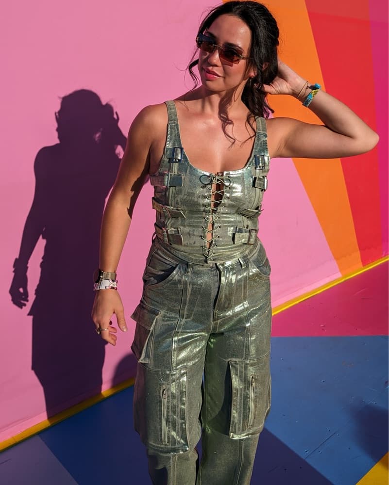 Metallic Corset Set - Image 2