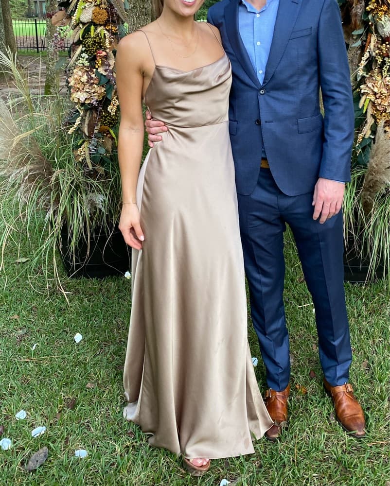 Fame and Partners Silk Maxi Dress - Image 2