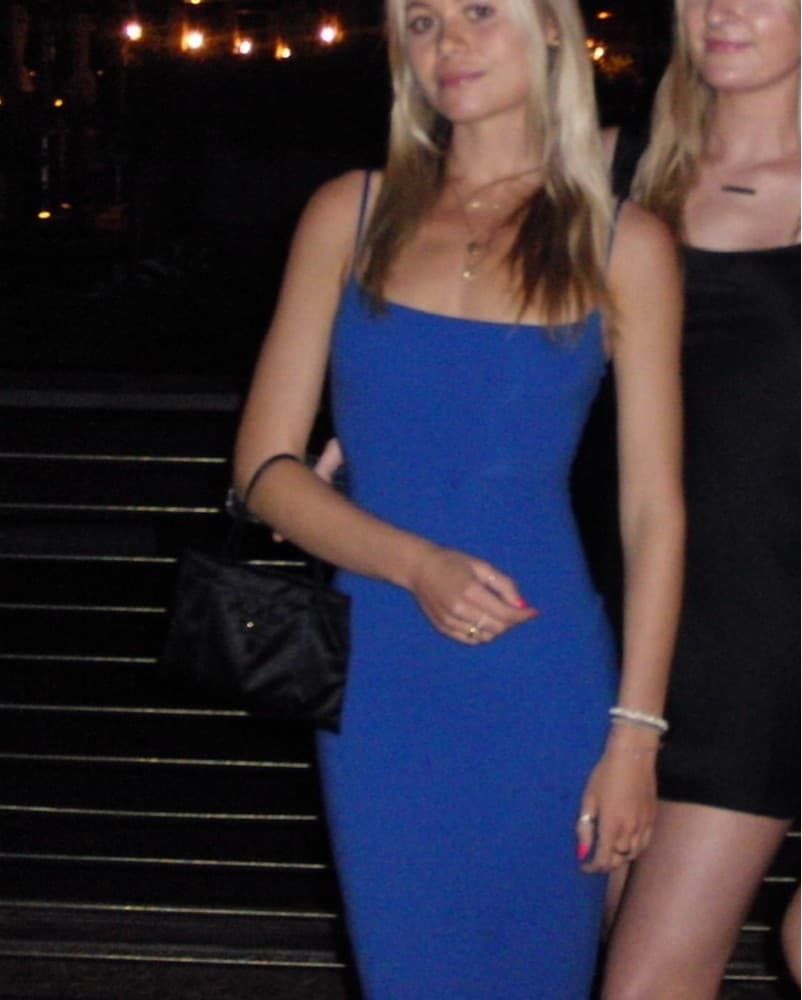 Skims Long Dress (blue) - Image 2