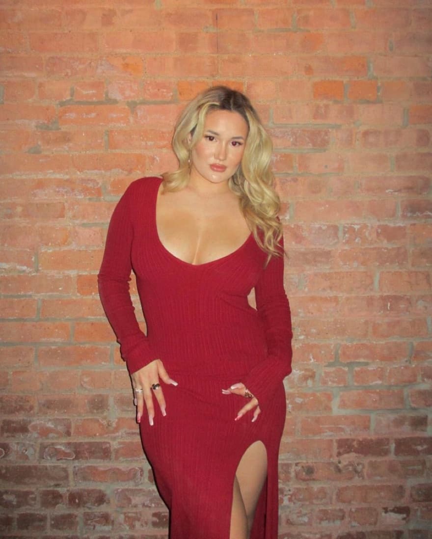 micheal costello x revolve sweater dress - Image 4