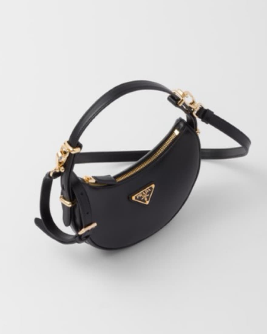Prada Arqué Leather Mini Shoulder Bag - Image 6