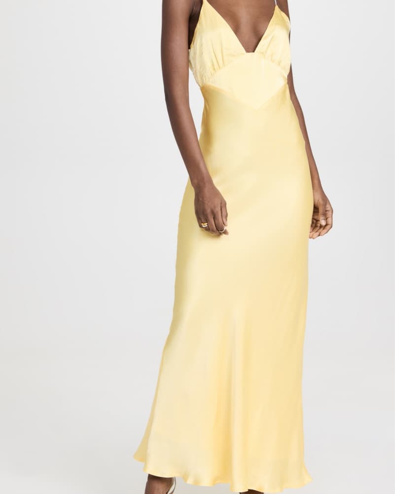 Bardot Yellow Capri Dress - Image 1