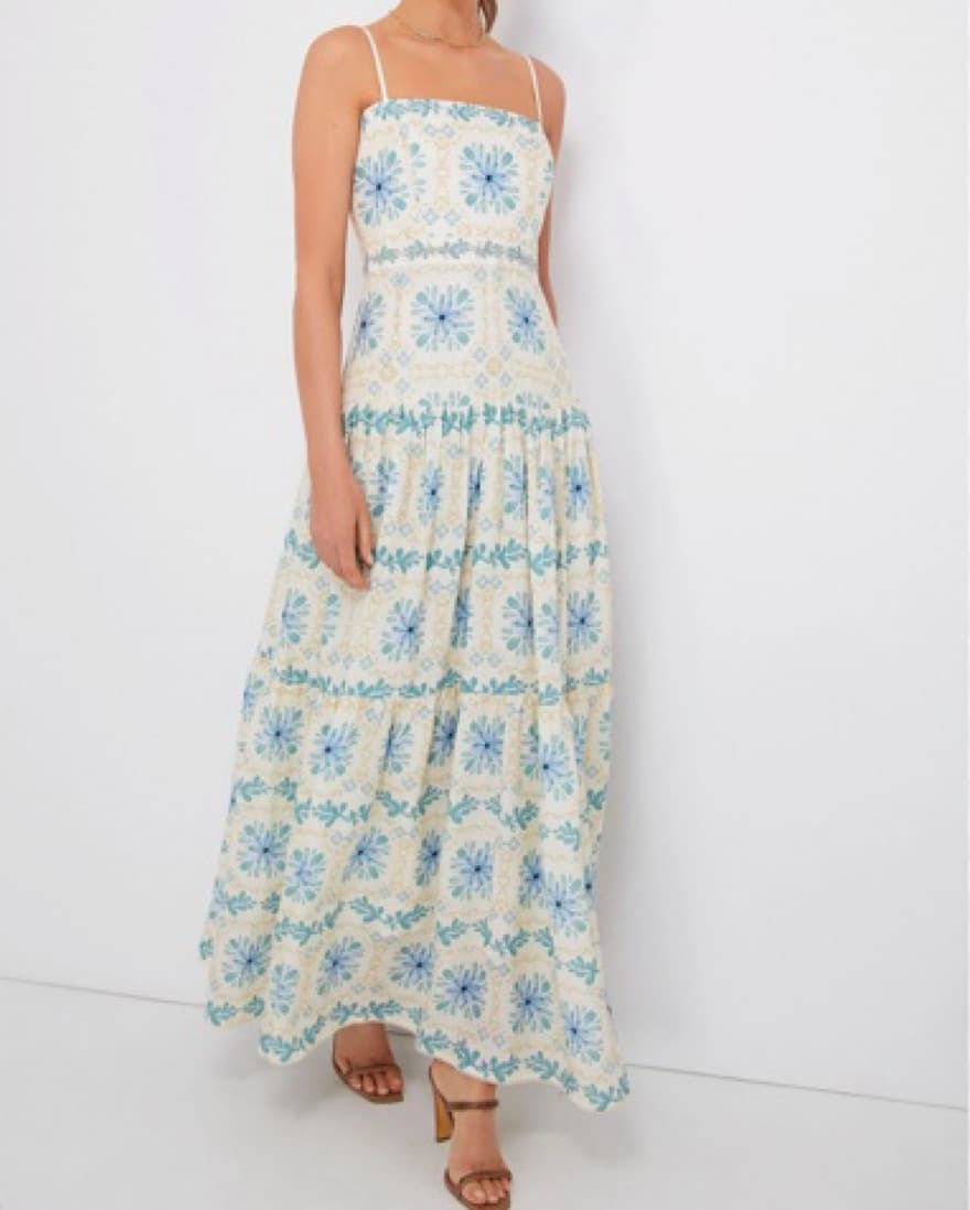 Agua Bendita Linen Dress - Image 1