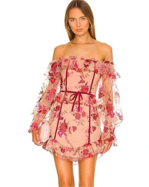 Majorelle Fae Mini Dress - Image 2