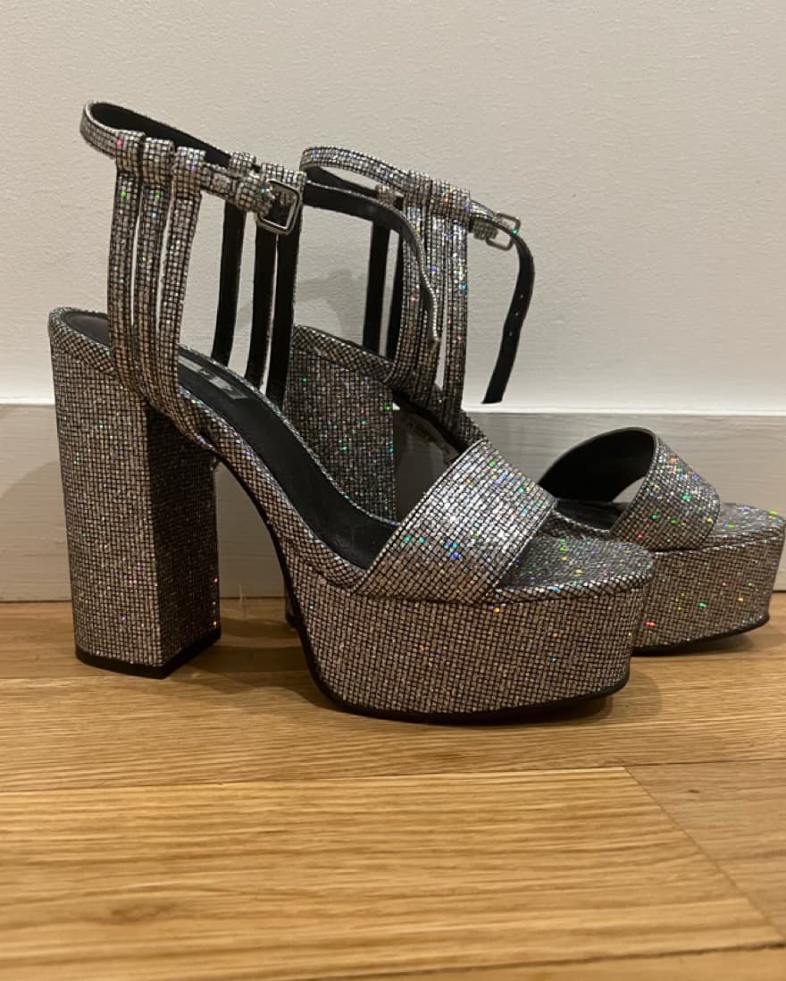 Topshop Sparkly Platforms - Image 2